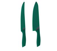 Cook's Essentials Easy Grip Carving Knife Set in Gift Box BLUE