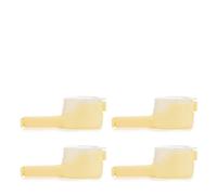 Cook's Essentials Set of 4 Assorted Pour & Store Bag Sealing Lids BUTTER
