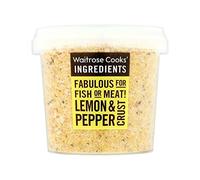 Cooks' Ingredients Lemon & Pepper Crust Waitrose 130g - Pack of 2