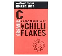 Cooks' Ingredients Organic Hot Chilli Flakes Waitrose 25g