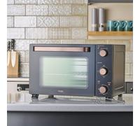 Cooks Professional 28L Mini Oven - Electric Multifunction Countertop Grill Cooker with Adjustable Temp & Timer - Black & Copper Cooks Professional Copper