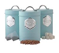 Cooks Professional 3 Piece Kitchen Storage Set | Blue / Silver