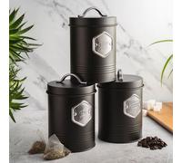 Cooks Professional 3 Kitchen Storage Set | Black / Silver