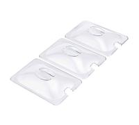 Set of 3 Replacement Lids for 3 Section Buffet Warmer - Clear Lid Set for 3 x 1.5L for Cooks Professional Buffet Warmer & Other Models - Each Measure 21.7 x 14.1cm
