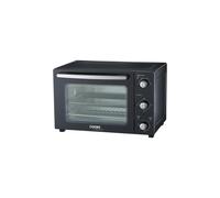 Cooks Professional Mini Oven | Electric Multi Function Countertop Cooker | 34L Capacity | Adjustable Temperature Control & Timer | 1500W | Includes Roasting Dish & Wire Rack | Black and Silver