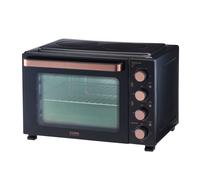 Cooks Professional 34L Mini Portable Oven with 2 Ceramic Hobs & Accessories in Jet Black Cooks Professional Jet Black