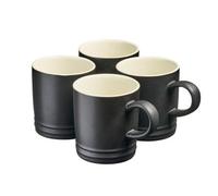 Cooks Professional Stoneware Mug Set 240ml Small Tea Coffee Hot Drink Cups 4/6pc