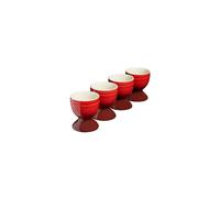 Cooks Professional 4 Piece Egg Cup Set | Red