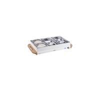 Cooks Professional 4 Section Buffet Warmer | 7.2L | Nordic White