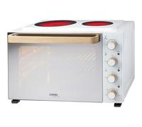 Cooks Professional 48L Mini Oven with 2 Ceramic Hobs | White Nordic