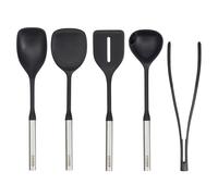Cooks Professional 5pc Silicone Utensil Set with S-Steel Handles