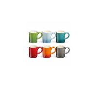Cooks Professional 6-Piece Multi Colour Espresso Cups 100ml