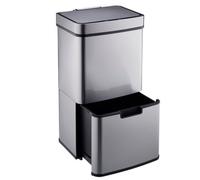 Cooks Professional 75L Sensor Recycling Bin with Food Caddy | Silver