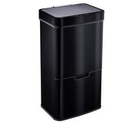 Cooks Professional G3475 Black Recycling Sensor Bin 75L - Size: 36 x 48 x 83cm - Wilko