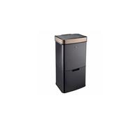 Cooks Professional 75L Sensor Recycling Bin with Food Caddy | Black / Copper