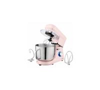 Cooks Professional Stand Mixer 1200W with 6 Speeds & Pulse Function, 7L Stainless Steel Mixing Bowl, Splash Guard, Whisk, Beater & Dough Hook | Electric Kitchen Mixer for Cakes, Bread, Baking | Pink
