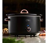 Cooks Professional 8L Slow Cooker with Lid, Removable Bowl & 3 Heat Settings in Rose Gold Cooks Professional Rose Gold