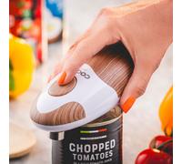 Cooks Professional Electric Can Opener | Automatic Cordless Tin Opener for Arthritic & Arthritis Hands | Hands Free Operation Can Openers | One Touch Design (Nordic White)