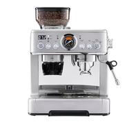Cooks Professional Bean-To-Cup Espresso Machine | 20-Bar Italian Pump Barista Style Coffee Maker with Integrated Grinder, Steam Wand, 2.6L Water Tank, Portafilter, Tamper & Milk Jug | Silver