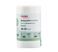 Cooks Professional Biodegradable Compostable Bin Bags 30-35L in White | Size: 3 Pack Cooks Professional White 3 Pack