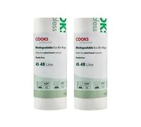 Cooks Professional Biodegradable Bin Bags | 45-48L | 25 Pack