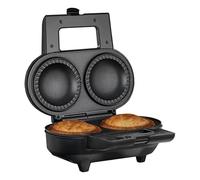 Cooks Professional Deep Fill Pie Maker with Crimping Edge, Spatula & Pastry Cutter | 2-Pie Capacity | Perfect for Savory, Fruit, Meat, & Veg Homemade Pies | Non-Stick Plates for Easy Use & Cleanup