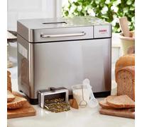Cooks Professional Digital Bread Maker Machine With Fruit & Seed Dispenser, 19 Programmes, Delay & Keep Warm Function - Silver