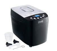 Cooks Professional Digital Bread Maker with 15 Programmes, Timer & Keep Warm Function in Black Cooks Professional Black