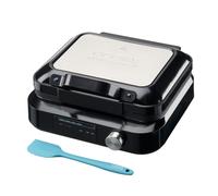 Cooks Professional Digital Dual Waffle Maker Iron Machine with Non-Stick Plates & Spatula in Black Cooks Professional Black