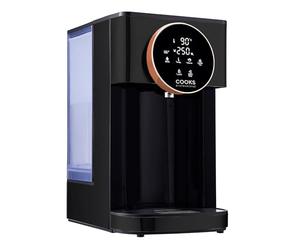 Cooks Professional Digital Hot Water Dispenser 2600W with 4L Tank | Energy Saving Fast Boil | Adjustable Dispense & Temperature | Boil Dry Protection | Descale Function & Filter | Black & Rose Gold