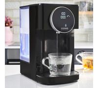 Cooks Professional Digital Hot Water Dispenser 2600W with 4L Tank | Energy Saving Fast Boil | Adjustable Dispense & Temperature | Boil Dry Protection | Descale Function & Water Filter | Black & Silver