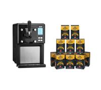 Cooks Professional Digital Luxury Soft Serve Ice Cream Maker 1.5L With Self-Cooling Compressor & 12 X 1L Luxury Jersey Mix