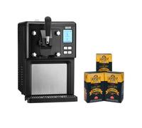 Cooks Professional Digital Luxury Soft Serve Ice Cream Maker 1.5L With Self-Cooling Compressor & 3 X 1L Luxury Jersey Mix