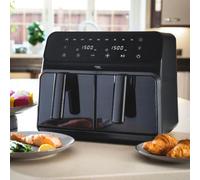 Cooks Professional Dual Air Fryer Oven Cooker Digital Twin XL 8L Healthy Oil Free Double Basket