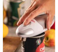 Cooks Professional Electric Can Tin Opener with One Touch Operation in 6 Colours in White Cooks Professional White