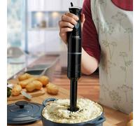 Cooks Professional Electric Potato Masher And Immersion Hand Blender 200W With Variable Speed Control - Black