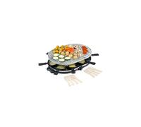 Cooks Professional Electric Raclette Grill with Natural Stone Plate | 8 Person