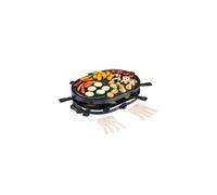 Cooks Professional Electric Raclette Grill with Non Stick Metal Plate | 8 Person