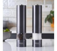 Cooks Professional Electric Salt & Pepper Mill Grinder Shaker Set