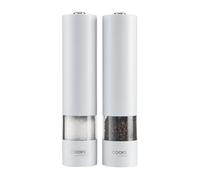 Cooks Professional Electric Salt and Pepper Mill Set | White