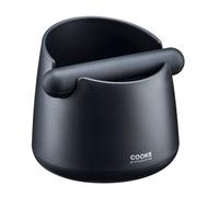 Cooks Professional Espresso Knock Box - Coffee Grounds Bin With Non-Slip Base & Removable Silicone Coated Barista Bar - Regular