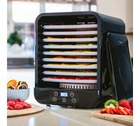 Cooks Professional Food Dehydrator 500W with 9 Trays, Adjustable Temperature Control & Timer | Fruit Meat Jerky Vegetables Healthy Snack Drying Machine for Home Kitchen Countertop | 9 Tier