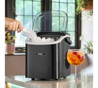 Cooks Professional Ice Maker Machine with Scoop & 1.3L Tank - Makes 12KG Per Day in Black Cooks Professional Black