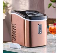Cooks Professional Ice Maker With Scoop & 2.2L Tank - Countertop Ice Cube Machine, Makes 14Kg Per Day - Copper