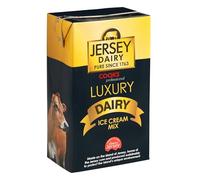 Cooks Professional Jersey Gold Luxury Ice Cream Mix | Soft Serve | Creamy Taste | Home or Commercial use | Superior Creamy Taste | 1L
