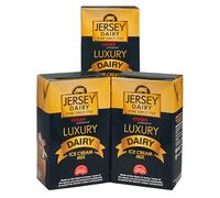 Cooks Professional Jersey Luxury Ice Cream Mix | Soft Serve Creamy Taste Icecream Mixture for Home or Commercial use | Superior Creamy Vanilla Taste | 3 x 1L