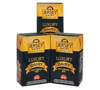 Cooks Professional Jersey Luxury Ice Cream Mix - Soft Serve Creamy Vanilla Taste Icecream Mixture - 3 X 1L