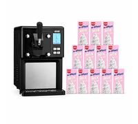 Cooks Professional Luxury Soft Serve Ice Cream Maker | 1.5L | Self-Cooling Compressor | Auto Cleaning | Digital Display | Perfect for Sundaes & Desserts | Includes 12 x 1L Mr Whippy Ice Cream Mix