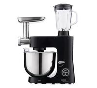 Cooks Professional Multi Function Stand Mixer 1800W with 8L Stainless Steel Bowl, Accessory Kit, Blender & Meat Mincer Capability, 8 Speed Settings, Pulse Function & Digital Control | Black