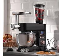 Cooks Professional Multifunction Stand Mixer 1200W with Mincer, Blender, 6.2L S-Steel Mixing Bowl & Accessories in Rose Gold Cooks Professional Rose Gold